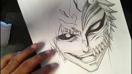 Speed Drawing Manga  Ichigo Kurosaki of Bleach