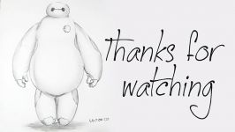 How to Draw Baymax from Big Hero 6 Disney  Pencil sketch