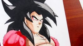 Drawing Goku Super Saiyan 4  SSJ4  Dragon Ball Z