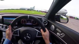 Mercedes AMG E63 S POV review  with shock tyre failure  Test Drives