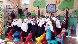خاله مهتاب درجشن هفته ملی کودک مهد کودک باران