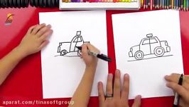 آموزش نقاشی وسائل نقلیه به کودکان