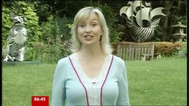 Carol Kirkwood  Busty Breakfast Weather 03Aug2009