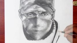 Drawing Aiden Pearce from Watch Dogs Videogame