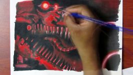 Drawing Nightmare Foxy  Five Nights at Freddys 4  Art for Kids