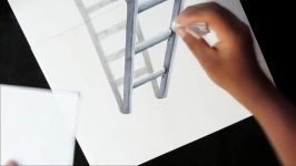 Very Easy How to Draw a 3D Stairs  3D trick Art