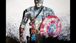 Drawing Captain America Civil War  Watercolor  Marvel Comics