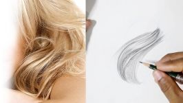 How to Draw Realistic Hair with Pencil