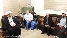 حضور امام جمعه بوشهر در منزل پدر شهید عباس سلیمی فرد در شب یلدا