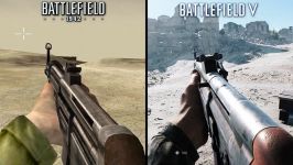 مقایسه جالب بین بازی Battlefield V Battlefield 1942