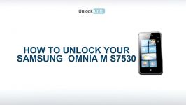 اموزش باز کردن Samsung Omnia M S7530