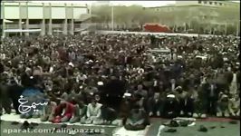 فیلمی دیده نشده نماز جمعه تهران در سال ۶۰