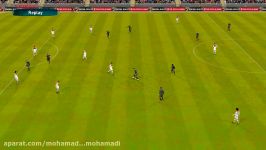 گل رو پای آتیشیه کریس رونالدو در PES