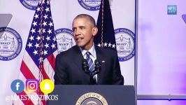 مسخره کردن اباما Barack Obama Singing ShapeS