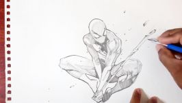 Drawing Spiderman with 2B Graphite Pencil