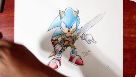 Drawing Sonic  Sega  Watercolor  Subscriber Request