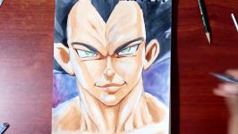 Vegeta Dragon Ball Z  Watercolor  Fan art