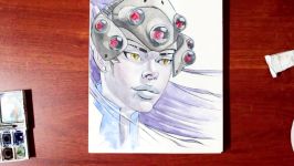 Improvising on Canson Mix Media paper  Widowmaker  Overwatch