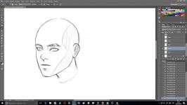 How to Draw Human Head 34 View