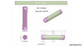 شبیه سازی مبدل حرارتی پوسته لوله در انسیس فلوئنت