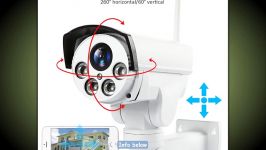 Wireless SIM Card Wifi CCTV Camera PTZ