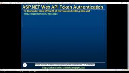 20 ASP NET Web API token authentication