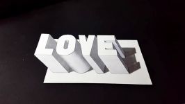 How to Draw 3D Love Word  Drawing 3D Letters