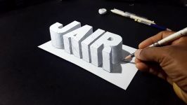 How to Draw 3D Jair Name  3D Drawing for Kids and Adults  Request