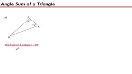 مجموع زاویه های یک مثلث