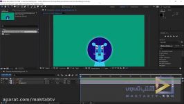 سری آموزش افتر افکت  بخش یازدهم  ایجاد زمینه های متحرک در افترافکت