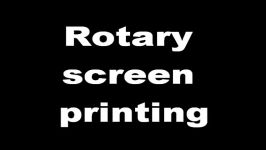 rotary screenprinting TELSTAR rotary silk screen package