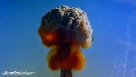 قدرت انفجار بمب هسته ای + لحظه شلیک بمب