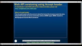 38 Web API versioning using accept header