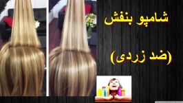 شامپو بنفش  ضد زردی Purple Shampoo