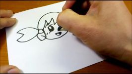 How to Draw Cute Doodle Using Letters G g for kids Kawaii Easy doodle