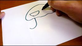 How to Draw Doodle Using Letters J j for kids Cute Easy doodle