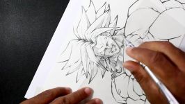 How to Draw Broly Dragon Ball Super  Pencil Sketching