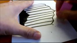 Very Easy How To Drawing 3D Stairs Step by Step for Kids  Trick Art on Paper