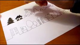 How to draw cute kawaii doodle Townscape doodle for kids