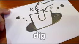 How to Draw Cute Doodle Using Letters D d for kids Kawaii Easy doodle