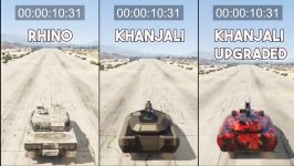 GTA ONLINE KHANJALI VS RHINO TANK WHICH IS THE BEST TANK 