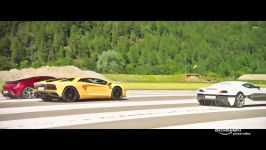 The Grand Tour Aventador NSX and Rimac Drag Race