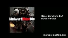 Zendran ELF DDoS Lightaidra ircd base malware installation PoC Video