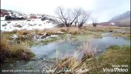 طبیعت زمستانی 97 قلعه قدم  سمیرم