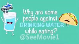 آیا آب در بین غذا مضر است یا نه؟