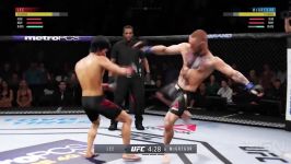 گیم پلی UFC 3 بورس لی کانر مک گریگور