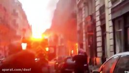 اولین فیلم انفجار وحشتناک پاریس