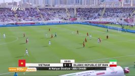 خلاصه جام ملت های آسیا 2019 ویتنام 0 2 ایران HD