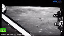 لحظه فرود کاوشگر «چانگ ای ۴» بر سطح نیمه تاریک ماه