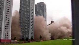 انفجار تخریب کنترل شده ساختمان های فرسوده